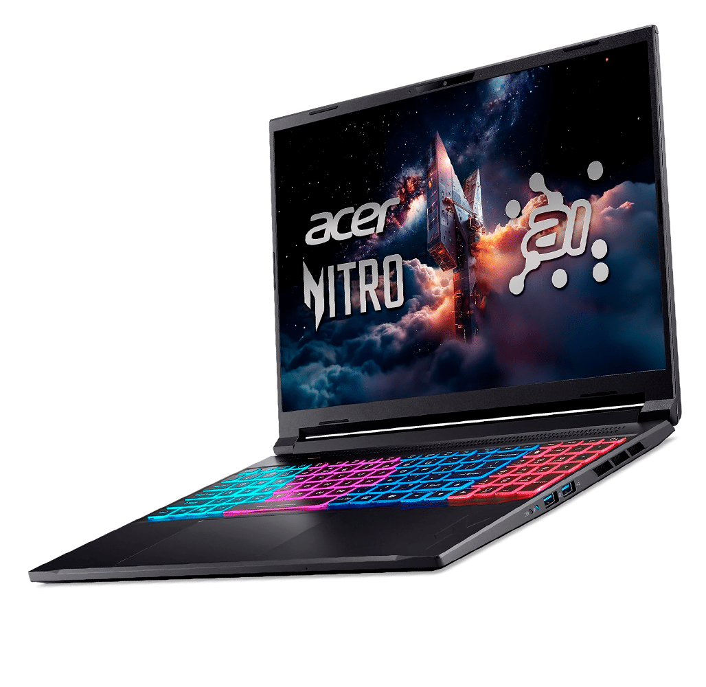 Laptop Gamer Acer Nitro V 16 ANV16S-41-R2AJ Ryzen 7 260 32GB RAM 1TB SSD RTX 5060 8GB 16" WUXGA Windows 11 Obsidian Black - Imagen 2