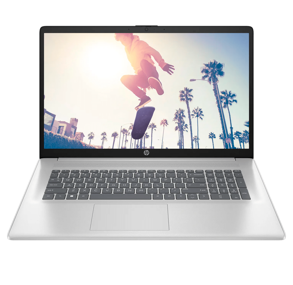 Laptop HP 17-CN4071 Core™ 7 150U 16GB RAM 512GB SSD 17.3" Full HD Windows 11 Silver Teclado Retroiluminado Lector de Huella